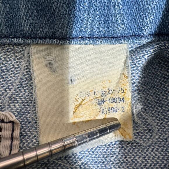 Vintage VTG 70s USA DO-NOTHING Sedgefield Jean‎ Jacket Grease Movie - Picture 10 of 12